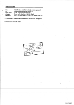 ARAN. Circolare n°1 elezioni RSU - Istituto Comprensivo "Via del