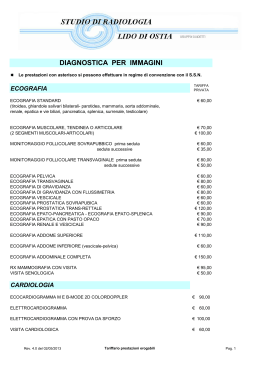 Tariffario di Radiologia