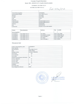 FirmatoFORMUL. PROG. INFRASTR. E1 – QUAL. AMB. SCOL.
