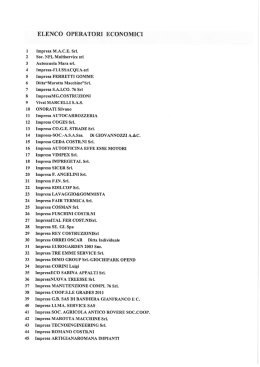 elenco operatori economici