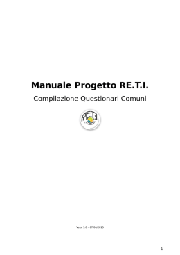 Manuale Progetto RE.T.I.