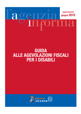 guida alle agevolazioni fiscali per i disabili