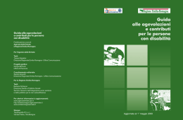 Guida alle agevolazioni e contributi per le persone con disabilità