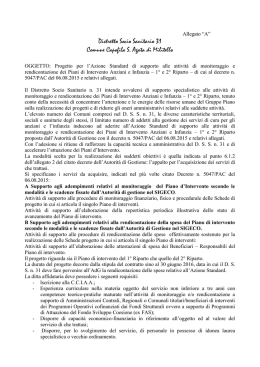 Distretto Socio Sanitario 31 Comune Capofila S. Agata di Militello