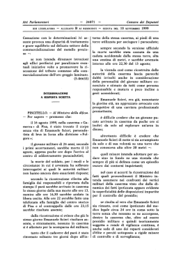 Interrogazioni a risposta scritta - XIII Legislatura