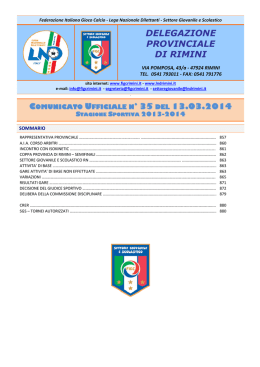 CU 35... - Figc Rimini