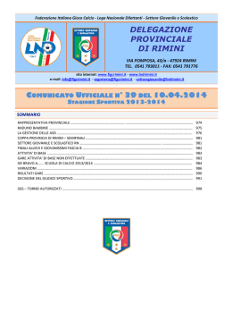 stagione sportiva 2013 - 2014