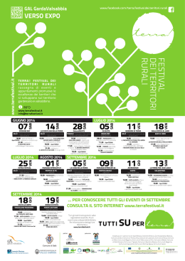 VERSO EXPO - Festival dei Territori Rurali