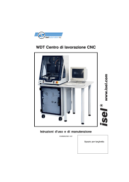WDT Centro di lavorazione CNC