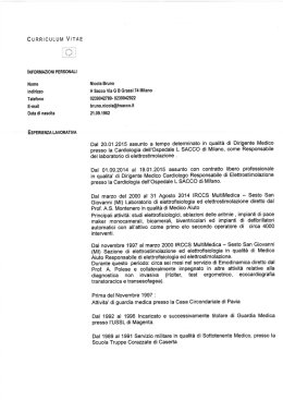 CV_Bruno Nicola - Ospedale Luigi Sacco