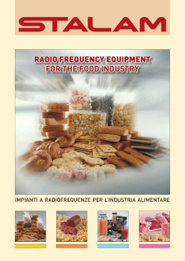 radio frequency equipment for the food industry
