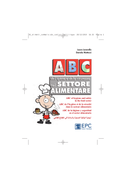 nel SETTORE ALIMENTARE