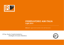 OSSERVATORIO AIM ITALIA