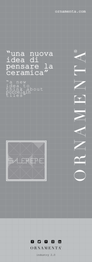 &ldquo;una nuova idea di pensare la ceramica&rdquo;