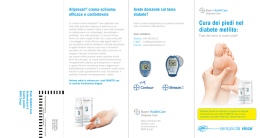 Cura dei piedi nel diabete mellito: