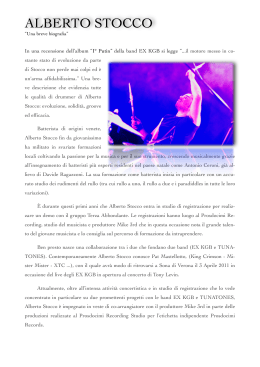 One sheet Alberto ITA - Prosdocimi Music Academy