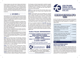 News Letter 2013 - Lega italiana fibrosi cistica