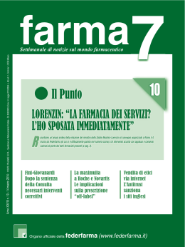 Farma 7 n. 10 del 14 marzo
