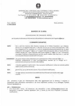 Verbale di apertura plichi Bando CI@sse 2.0