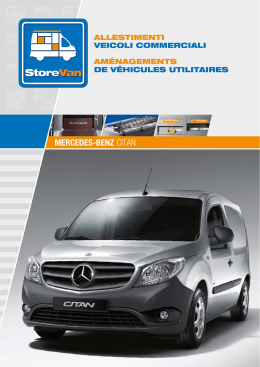 Catalogo Store Van per Mercedes