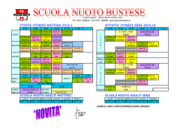 VISUALIZZA IL calendario corsi fitness adulti provvisorio