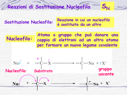 sostituzione nucleofila