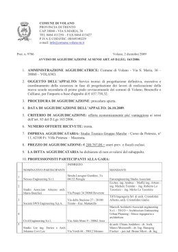 avviso aggiudicazione scuola media