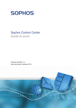 Sophos Control Center Guida di avvio