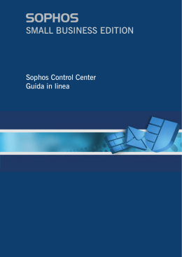 Sophos Control Center Guida in linea