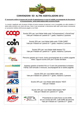convenzioni e famiglie