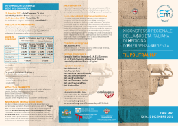 Scarica la brochure - Azienda Ospedaliera Brotzu