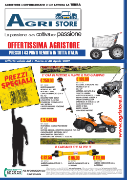 OFFERTISSIMA AGRISTORE