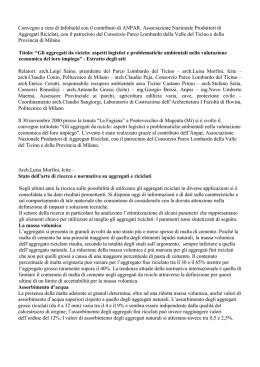 le prestazioni di prodotti edilizi con aggregati riciclati