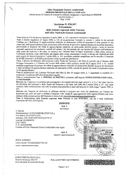 Alba Nazionale Gestori Amiîientaii