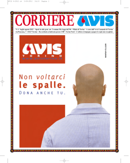 N. 4 &ndash; luglio-agosto 2012 &ndash; Sped. in abb. post. art. 2