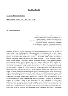ALDO BUSI - Le reti di Dedalus