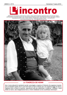 7 marzo 2010 - Il Centro don Vecchi