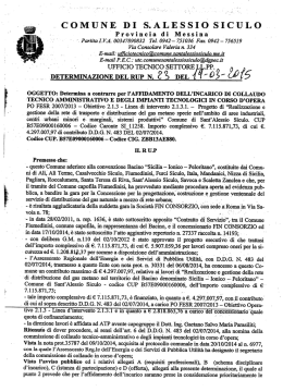 CO`M&ldquo;UNE DI `S.ALESSIO SICULO .