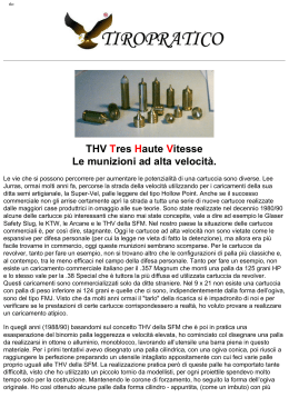 THV Tres Haute Vitesse Le munizioni ad alta