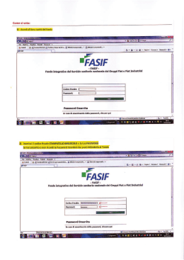 Come si vota: 1) Accedi all`Area iscritti del Fondo