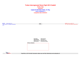 Sorteggi cadetti B e B03