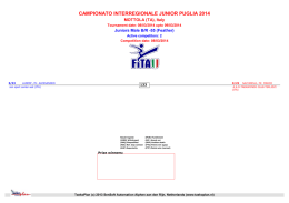 sorteggi sabato 08/03/2014