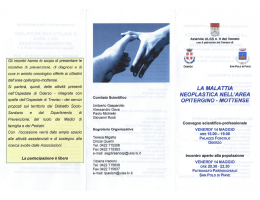 locandina incontro neoplasia - Comune di San Polo di Piave