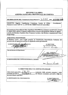 regione calabria azienda sanitaria provinciale di