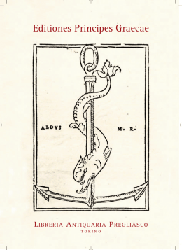 Scarica il pdf allegato - Libreria Antiquaria Pregliasco