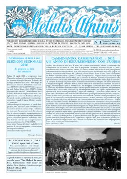 Stelutis Alpinis 1-16 - UOEI di Udine