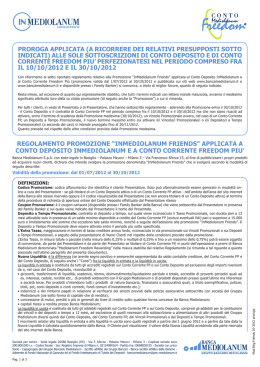 regolamento promozione &ldquo;inmediolanum friends&rdquo;