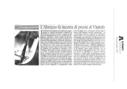L`Abruzzo fa incetta di premi al Vinitaly