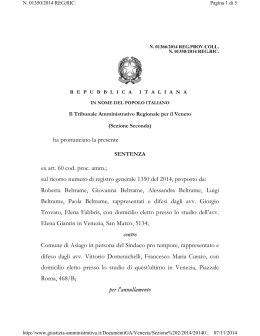 sentenza TAR Veneto 1366 del 2014