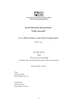 Scuola Dottorale Internazionale &ldquo;Tullio Ascarelli&rdquo;
